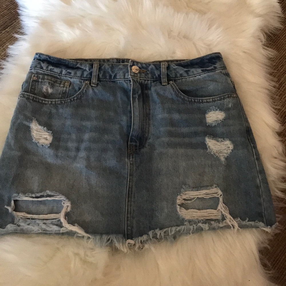 Forever 21 denim mini skirt